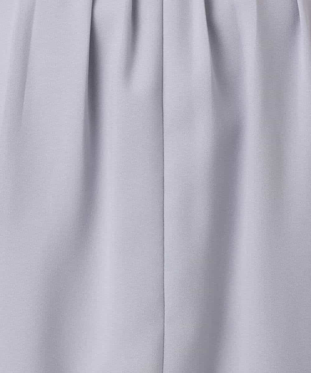 F1BGD26140 MK MICHEL KLEIN(小さいサイズ)(メゾン ドゥ サンク) 【小さいサイズ】バルーンヘムブラウス/洗える グレーブルー