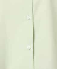 F1BGD27140 MK MICHEL KLEIN(小さいサイズ)(メゾン ドゥ サンク) 【小さいサイズ】コットン混ベーシックシャツ（無地）/接触冷感/防シワ/洗濯機で洗える ピンク