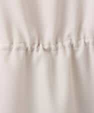 F1BGD44160 MK MICHEL KLEIN(小さいサイズ)(メゾン ドゥ サンク) 【小さいサイズ】[UVカット/接触冷感/防シワ/通気性/洗濯機で洗える]バンドカラーブラウス ベージュ