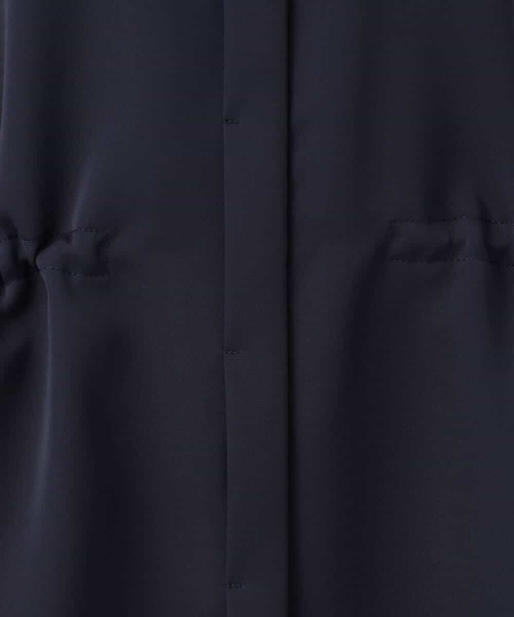 F1BGD44160 MK MICHEL KLEIN(小さいサイズ)(メゾン ドゥ サンク) 【小さいサイズ】[UVカット/接触冷感/防シワ/通気性/洗濯機で洗える]バンドカラーブラウス ベージュ