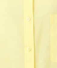 F1BGD47150 MK MICHEL KLEIN(小さいサイズ)(メゾン ドゥ サンク) 【小さいサイズ】リネン混カラーシャツブラウス/接触冷感/洗える ブラウン