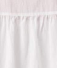 F1BGD52170 MK MICHEL KLEIN(小さいサイズ)(メゾン ドゥ サンク) 【小さいサイズ】[洗える]ハンドスモッキングブラウス ホワイト