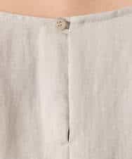 F1BGD55150 MK MICHEL KLEIN(小さいサイズ)(メゾン ドゥ サンク) 【小さいサイズ】[UVカット/接触冷感/洗える]ボリュームスリーブブラウス ベージュ