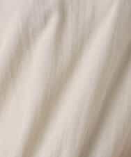 F1BGD55150 MK MICHEL KLEIN(小さいサイズ)(メゾン ドゥ サンク) 【小さいサイズ】[UVカット/接触冷感/洗える]ボリュームスリーブブラウス ベージュ