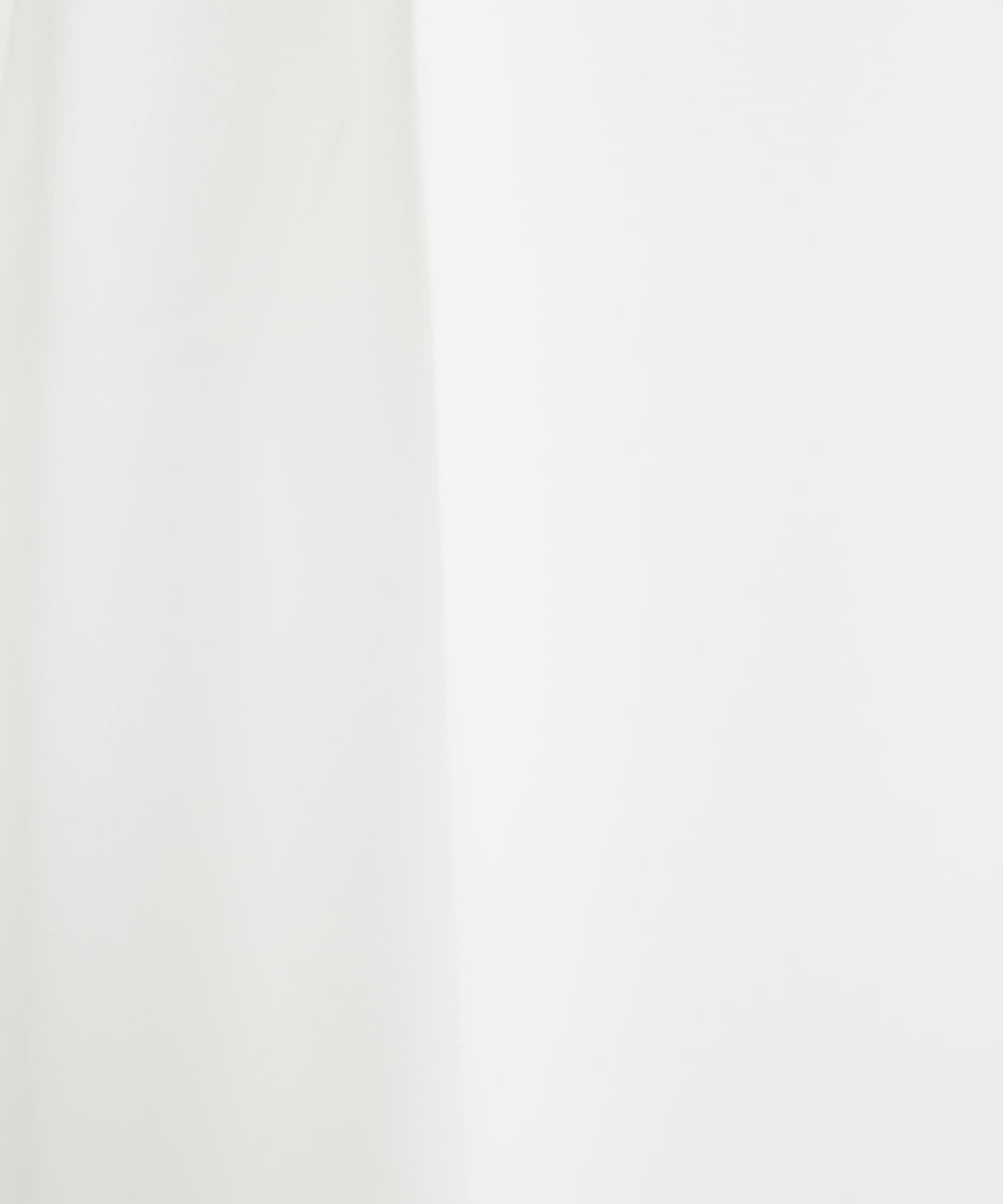 F1BGV45130 MK MICHEL KLEIN(小さいサイズ)(メゾン ドゥ サンク) 【小さいサイズ】フロントタックブラウス/洗える ホワイト
