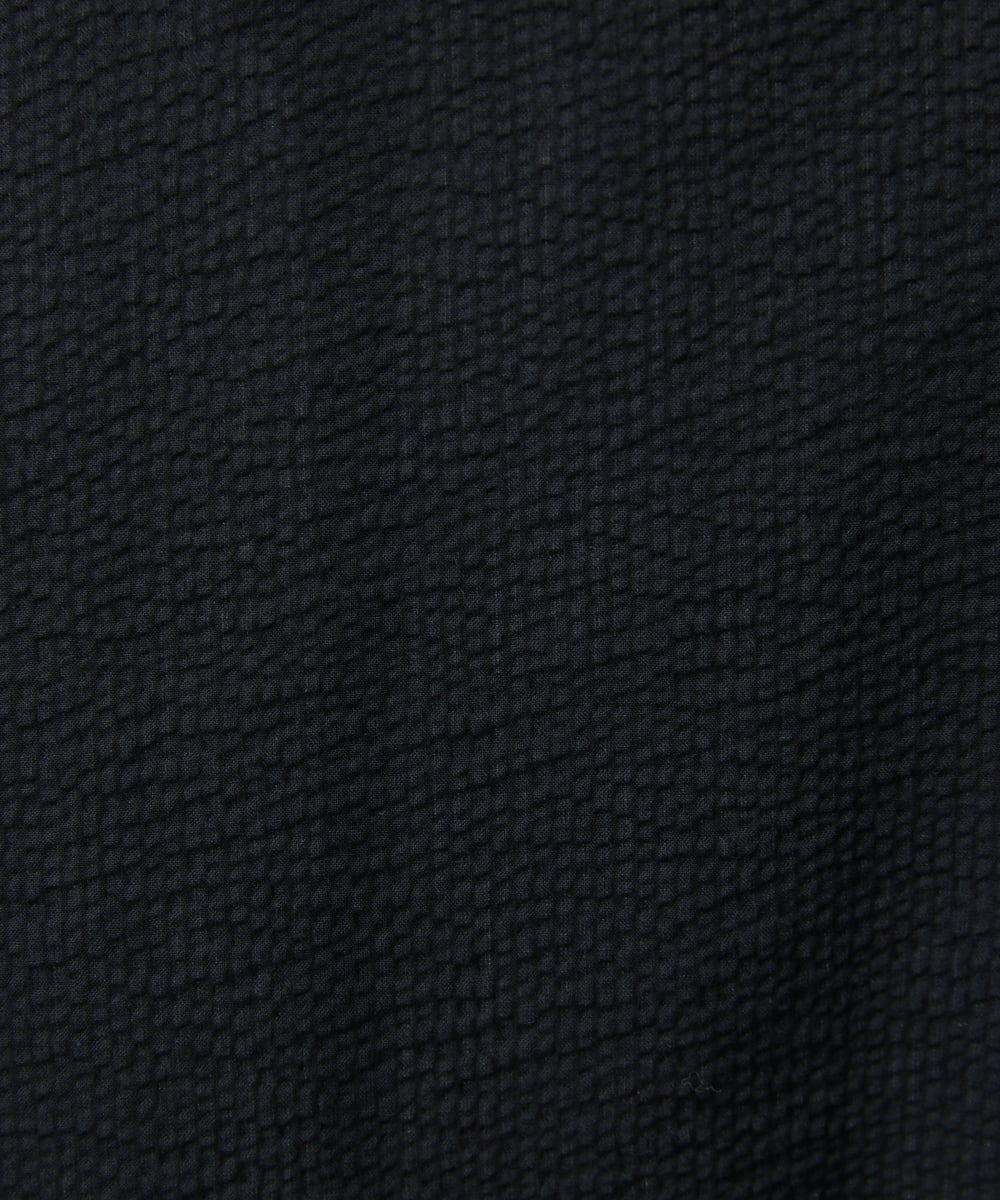 F1BGV56130 MK MICHEL KLEIN(小さいサイズ)(メゾン ドゥ サンク) 【小さいサイズ】コットンサッカーフレアスリーブショート丈ブラウス/洗える ピンク