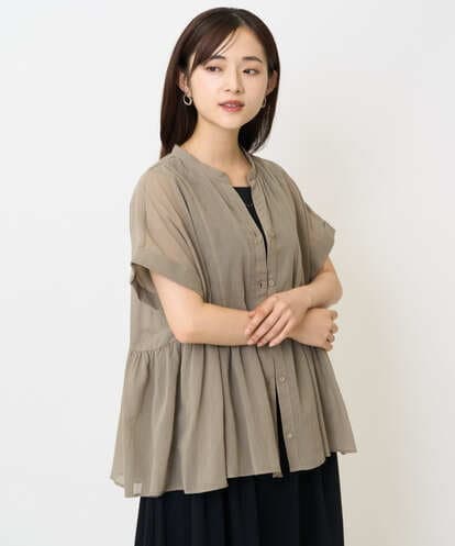 F1BJA73130 MK MICHEL KLEIN(小さいサイズ) WEB限定ブラウス
