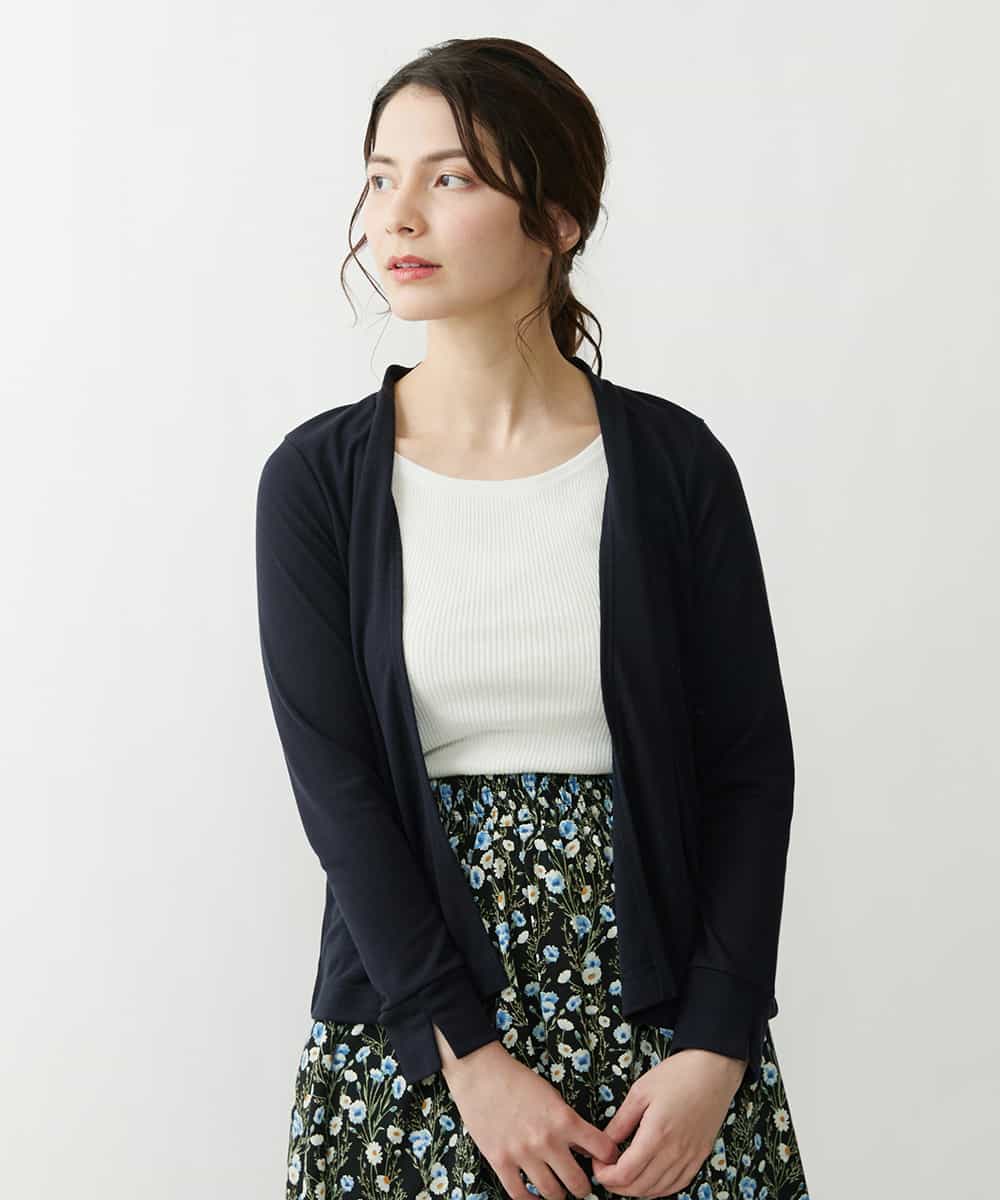 小さいサイズ 洗濯機で洗える ショート丈カーディガン カーディガン Mk Michel Klein 小さいサイズ メゾン ドゥ サンク イトキンオンラインストア