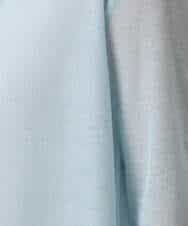 F1CGD40130 MK MICHEL KLEIN(小さいサイズ)(メゾン ドゥ サンク) 【小さいサイズ】コットン混シアーラメカーディガン/洗える ライトブルー