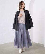 F1DAE45230 MK MICHEL KLEIN(小さいサイズ)(メゾン ドゥ サンク) 【小さいサイズ】ダブルブレストジャケット/洗える ブラック