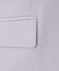 F1DFD10230 MK MICHEL KLEIN(小さいサイズ)(メゾン ドゥ サンク) 【小さいサイズ】ダブルクロス カラーレスジャケット/セットアップ対応/洗える グレイッシュラベンダー