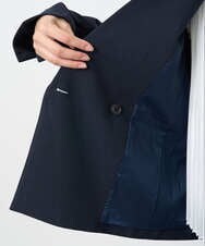 F1DFD15230 MK MICHEL KLEIN(小さいサイズ)(メゾン ドゥ サンク) 【小さいサイズ】ダブルブレストジャケット/洗える ベージュ