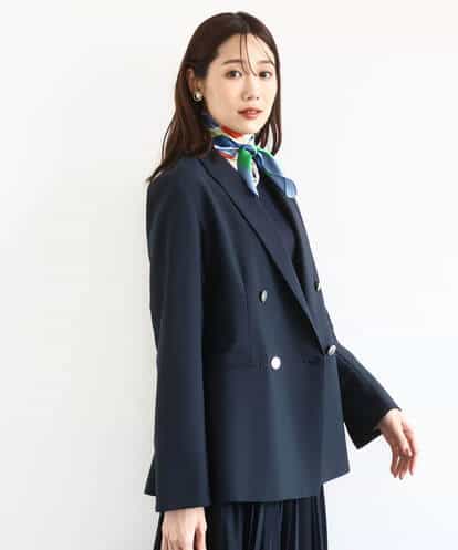 F1DFD15230  【小さいサイズ】ダブルブレストジャケット/洗える