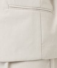 F1DGD33230 MK MICHEL KLEIN(小さいサイズ)(メゾン ドゥ サンク) 【小さいサイズ】ドライタッチストレッチ カラーレスジャケット/イージーケア/洗濯機で洗える グレージュ