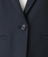 F1DGD34230 MK MICHEL KLEIN(小さいサイズ)(メゾン ドゥ サンク) 【小さいサイズ】ドライタッチストレッチ テーラードジャケット/イージーケア/洗濯機で洗える グレージュ