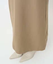 F1EAD41200 MK MICHEL KLEIN(小さいサイズ)(メゾン ドゥ サンク) 【小さいサイズ】ウールライクVネックジャンパースカート/洗える ベージュ