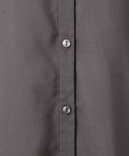 F1EGD58210 MK MICHEL KLEIN(小さいサイズ)(メゾン ドゥ サンク) 【小さいサイズ】[洗える]フレアースリーブ ベルト付きワンピース ダークグレー