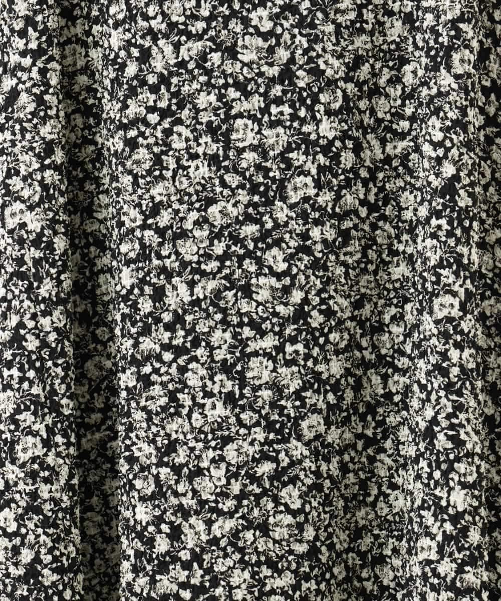 F1EJD30230 MK MICHEL KLEIN(小さいサイズ)(メゾン ドゥ サンク) 【小さいサイズ】[洗える]前後2way花柄シアーキャミワンピース アイボリー