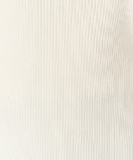 F1FAA51130 MK MICHEL KLEIN(小さいサイズ)(メゾン ドゥ サンク) 【小さいサイズ】レイヤードデザイン パール調釦リブニット/洗える アイボリー