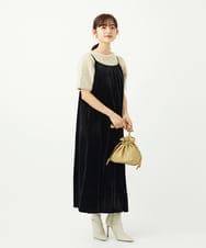 F1FAD30120 MK MICHEL KLEIN(小さいサイズ)(メゾン ドゥ サンク) 【小さいサイズ】半袖シャギーニット/洗える ミントブルー
