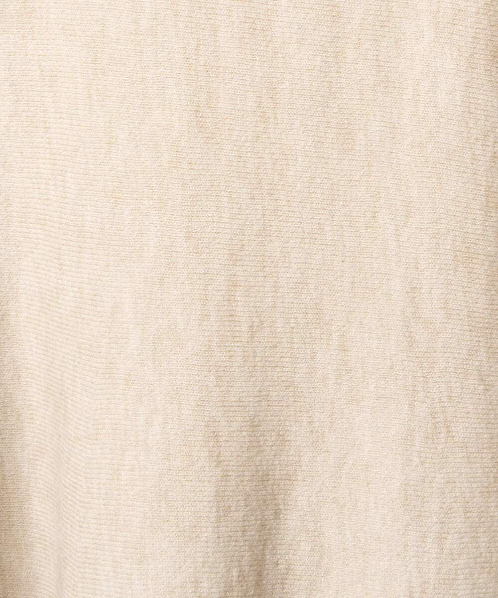 F1FAD40150 MK MICHEL KLEIN(小さいサイズ)(メゾン ドゥ サンク) 【小さいサイズ】フレアーシルエットチュニックニット/洗える ライトブルー