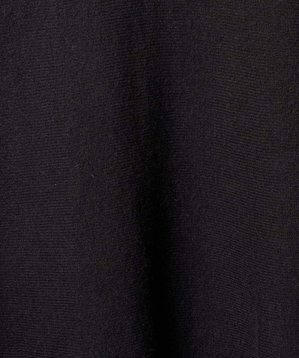 F1FAD40150 MK MICHEL KLEIN(小さいサイズ)(メゾン ドゥ サンク) 【小さいサイズ】フレアーシルエットチュニックニット/洗える ライトブルー