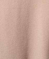 F1FAD41140 MK MICHEL KLEIN(小さいサイズ)(メゾン ドゥ サンク) 【小さいサイズ】フェザー切替えコンパクトリブニット/洗える ライトイエロー