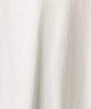 F1FAD41140 MK MICHEL KLEIN(小さいサイズ)(メゾン ドゥ サンク) 【小さいサイズ】フェザー切替えコンパクトリブニット/洗える ライトイエロー