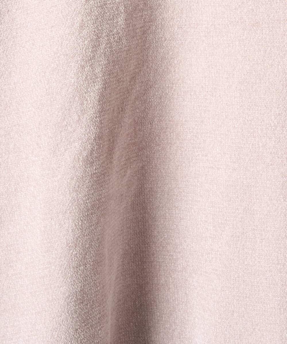 F1FAD45120 MK MICHEL KLEIN(小さいサイズ)(メゾン ドゥ サンク) 【小さいサイズ】モールヤーンボートネックニット/洗える グレージュ