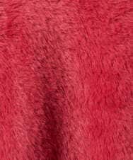 F1FAD46130 MK MICHEL KLEIN(小さいサイズ)(メゾン ドゥ サンク) 【小さいサイズ】フェザーニットプルオーバー/前後2way/洗える レッド