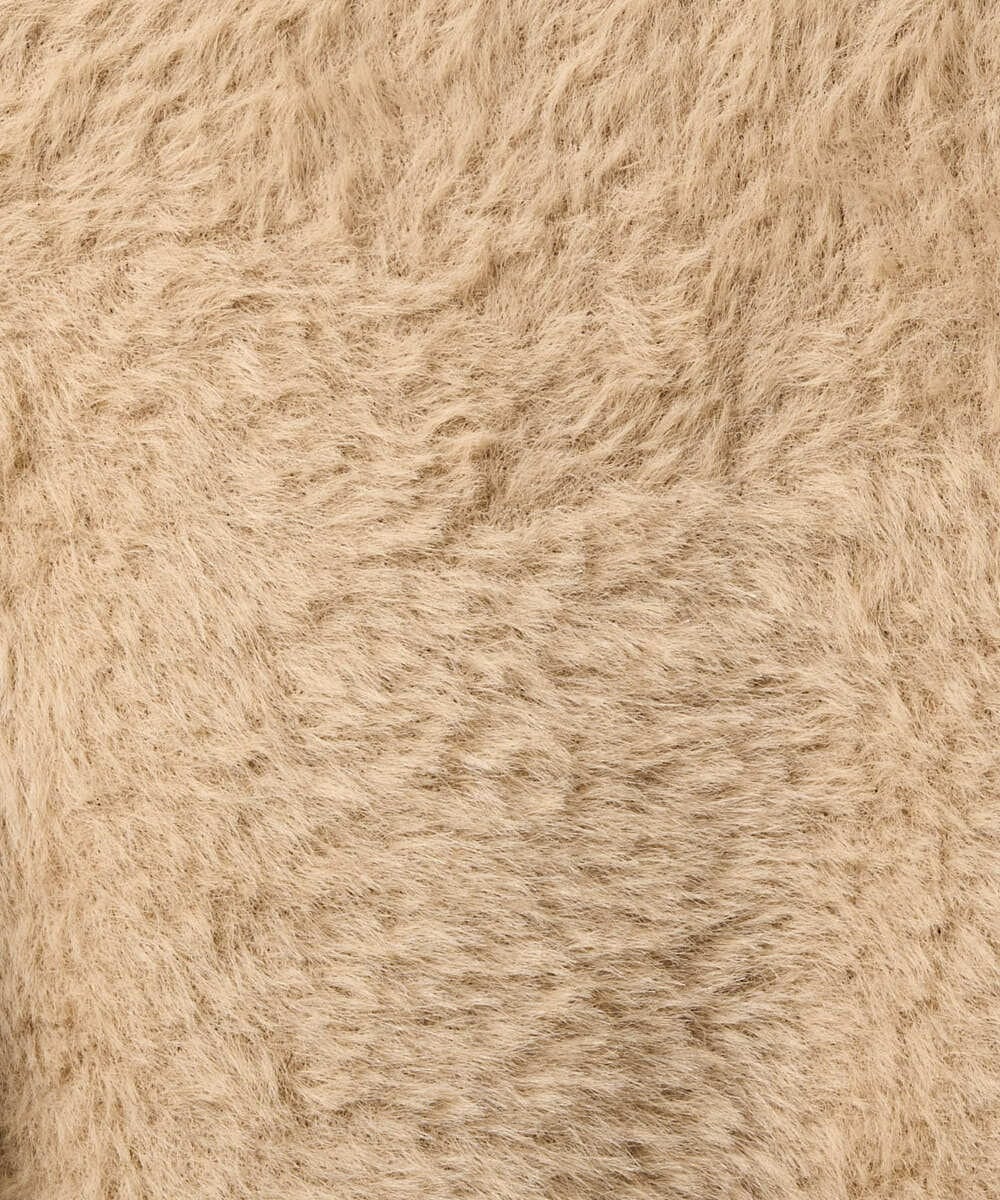 F1FAD46130 MK MICHEL KLEIN(小さいサイズ)(メゾン ドゥ サンク) 【小さいサイズ】フェザーニットプルオーバー/前後2way/洗える レッド