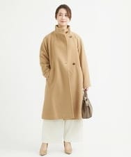 F1FAV01120 MK MICHEL KLEIN(小さいサイズ)(メゾン ドゥ サンク) 【小さいサイズ】ケーブル編みニットプルオーバー/洗える オレンジ