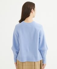 F1FAV08170 MK MICHEL KLEIN(小さいサイズ)(メゾン ドゥ サンク) 【小さいサイズ】ショート丈ウールニット/洗える オレンジ