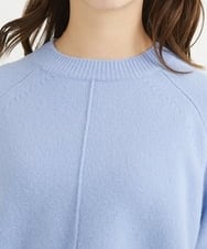 F1FAV08170 MK MICHEL KLEIN(小さいサイズ)(メゾン ドゥ サンク) 【小さいサイズ】ショート丈ウールニット/洗える オレンジ