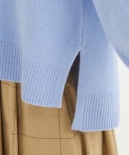 F1FAV08170 MK MICHEL KLEIN(小さいサイズ)(メゾン ドゥ サンク) 【小さいサイズ】ショート丈ウールニット/洗える オレンジ