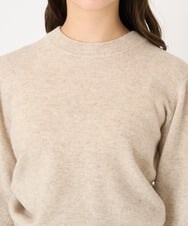 F1FAV09150 MK MICHEL KLEIN(小さいサイズ)(メゾン ドゥ サンク) 【小さいサイズ】airwoolパール調釦バックデザインニット ピンク