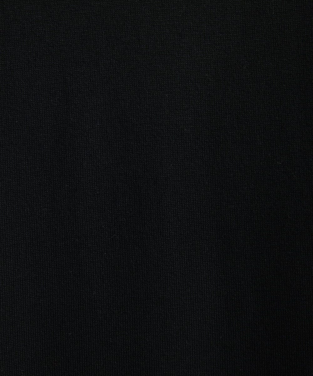 F1FAV49170 MK MICHEL KLEIN(小さいサイズ)(メゾン ドゥ サンク) 【小さいサイズ】ボトルネックニットベスト×ボリュームスリーブニット アンサンブル/洗える グリーン