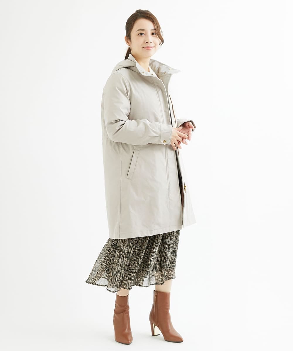 F1FAV53170 MK MICHEL KLEIN(小さいサイズ)(メゾン ドゥ サンク) 【小さいサイズ】ふわふわカラーニット/洗える グリーン