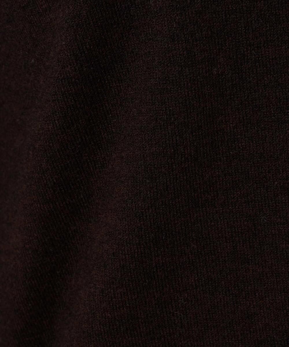 F1FBD50120 MK MICHEL KLEIN(小さいサイズ)(メゾン ドゥ サンク) 【小さいサイズ】配色レイヤードデザインニット/洗える グレー