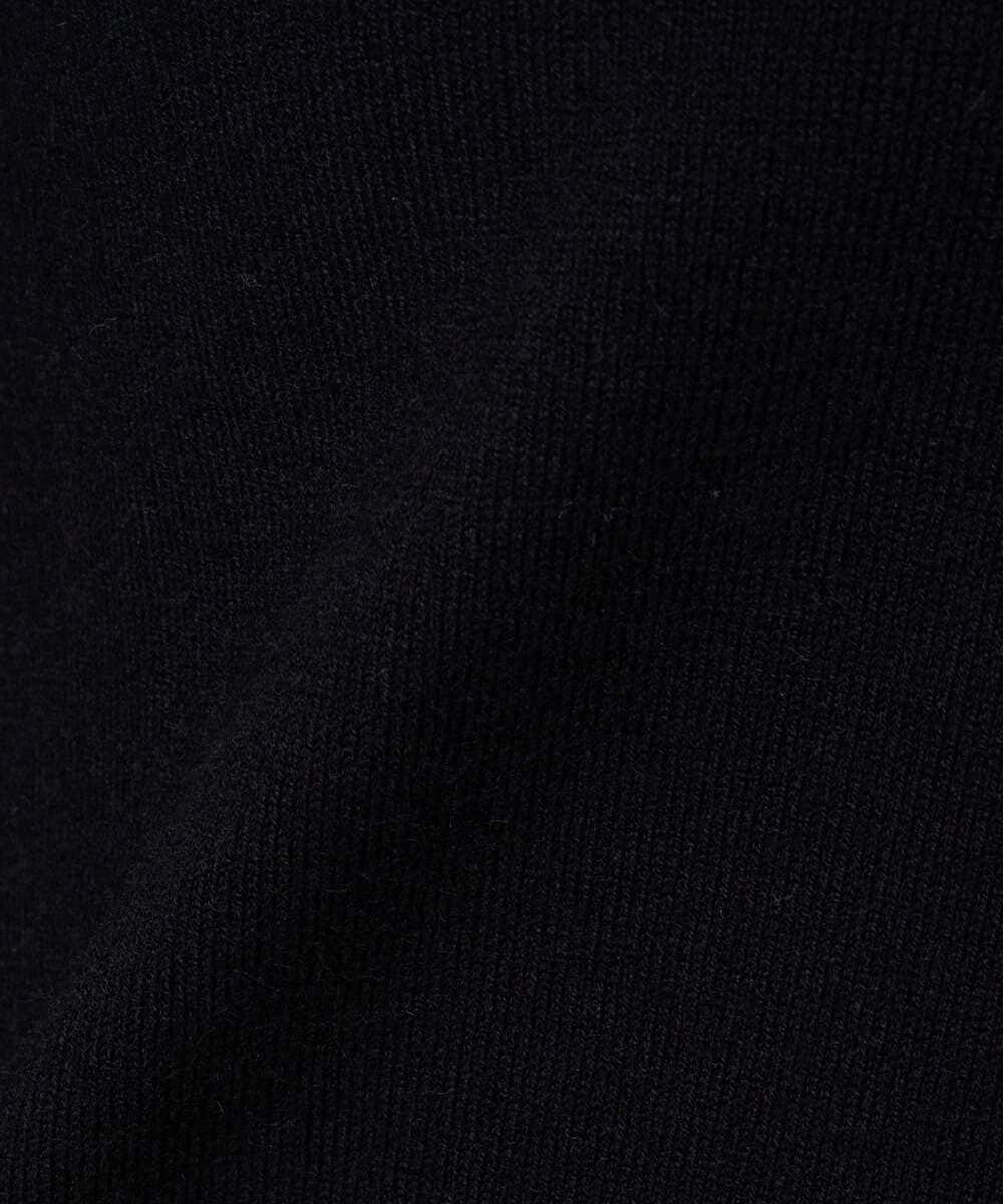 F1FBD50120 MK MICHEL KLEIN(小さいサイズ)(メゾン ドゥ サンク) 【小さいサイズ】配色レイヤードデザインニット/洗える グレー