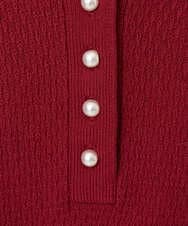 F1FBD51140 MK MICHEL KLEIN(小さいサイズ)(メゾン ドゥ サンク) 【小さいサイズ】ミニケーブル編みニット/洗える ベージュ