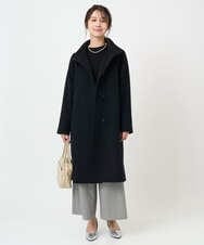 F1FBD51140 MK MICHEL KLEIN(小さいサイズ)(メゾン ドゥ サンク) 【小さいサイズ】ミニケーブル編みニット/洗える ベージュ