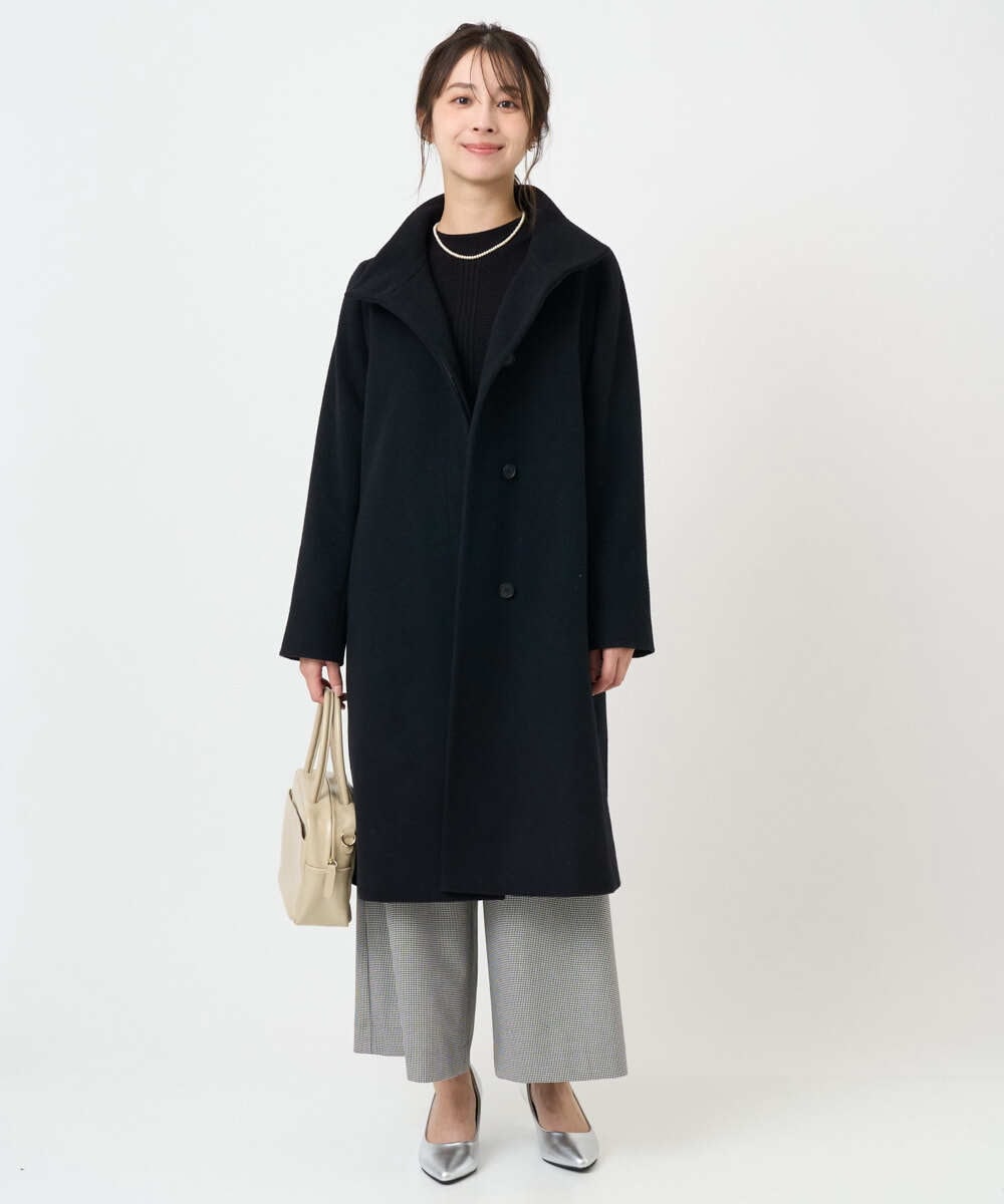 F1FBD51140 MK MICHEL KLEIN(小さいサイズ)(メゾン ドゥ サンク) 【小さいサイズ】ミニケーブル編みニット/洗える ベージュ