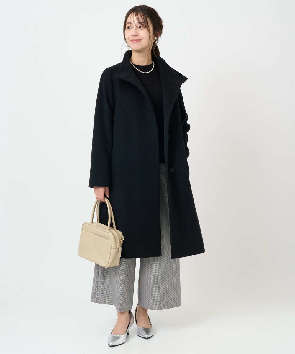 F1FBD51140 MK MICHEL KLEIN(小さいサイズ)(メゾン ドゥ サンク) 【小さいサイズ】ミニケーブル編みニット/洗える ベージュ