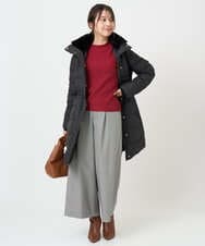 F1FBD51140 MK MICHEL KLEIN(小さいサイズ)(メゾン ドゥ サンク) 【小さいサイズ】ミニケーブル編みニット/洗える ベージュ