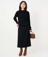 F1FBD51140 MK MICHEL KLEIN(小さいサイズ)(メゾン ドゥ サンク) 【小さいサイズ】ミニケーブル編みニット/洗える ベージュ