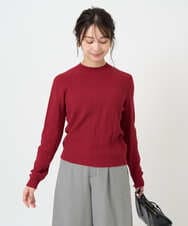 F1FBD51140 MK MICHEL KLEIN(小さいサイズ)(メゾン ドゥ サンク) 【小さいサイズ】ミニケーブル編みニット/洗える ベージュ