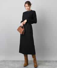 F1FBD51140 MK MICHEL KLEIN(小さいサイズ)(メゾン ドゥ サンク) 【小さいサイズ】ミニケーブル編みニット/洗える レッド