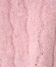 F1FBD52160 MK MICHEL KLEIN(小さいサイズ)(メゾン ドゥ サンク) 【小さいサイズ】スパンコールラメ入りニット/洗える ピンク