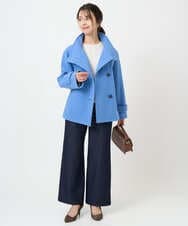 F1FBD52160 MK MICHEL KLEIN(小さいサイズ)(メゾン ドゥ サンク) 【小さいサイズ】スパンコールラメ入りニット/洗える ピンク